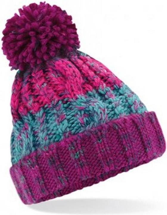 Image du produit Beechfield Bonnet à pompon tire-bouchon Junior (Taille unique)