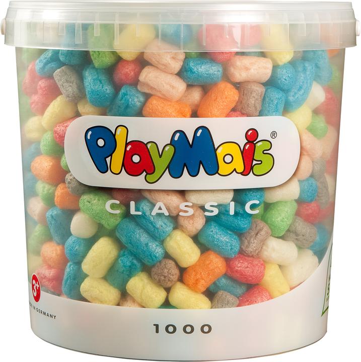 Actual product image PlayMais Play Corn Basic bucket 10 liters (1000 pieces)