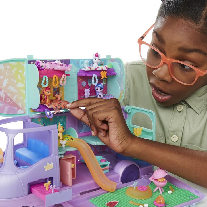 Immagine prodotto My Little Pony Mini World Magic Mare Stream, Set di gioco per camper