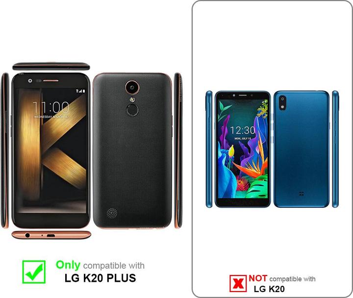 Actual product image Cadorabo Case for LG K20 PLUS with belt clip (LG K20 Plus)