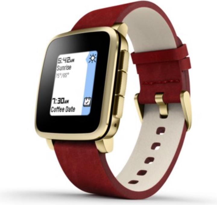Actual product image Pebble Time Steel