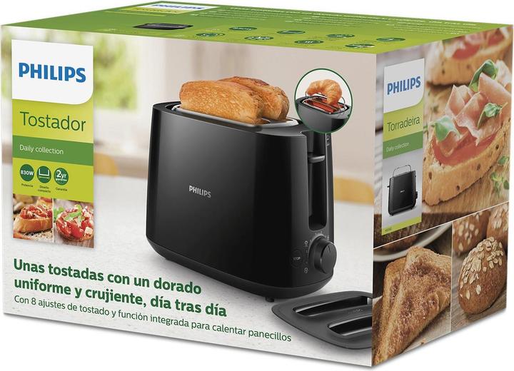 Productafbeelding Philips Daily Collection HD2582/90 Broodrooster 2 snee(n)