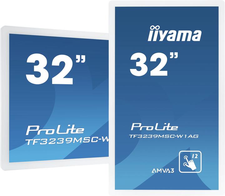 Actual product image iiyama TF3239MSC-W1AG -Touch HDMI+DP (1920 x 1080 pixels, 31.50")