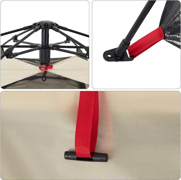 Image du produit VidaXL Tente de camping 4 personnes Quick Release (Tente igloo, 4.55 kg, 4 personnes)