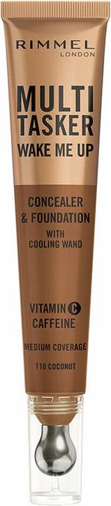 Rimmel London Rimmel Multi-Tasker Wake Me Up Foundation & Concealer 110 Warm Coconut (110 - Warm Coconut)