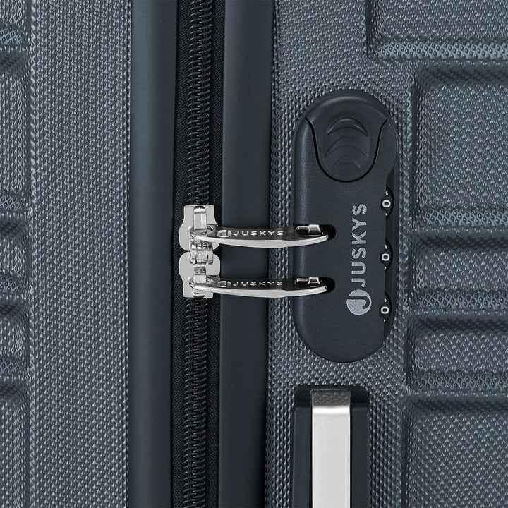 Actual product image Juskys 3-teilgies Hartschalen-Kofferset (120 l, M (50 - 90l), L (90 - 115l))