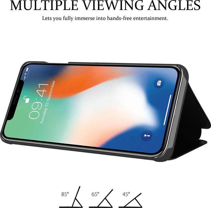Produktbild Cadorabo Book Smart View Spiegel Cover (Apple iPhone X)