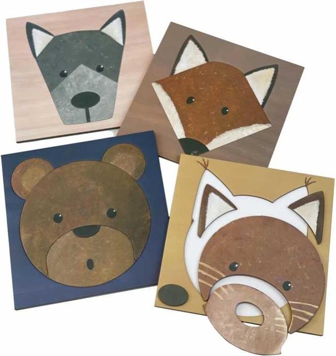 Immagine prodotto Egmont Puzzle di animali della foresta in cartone (4 pezzi)