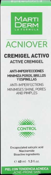 Energie-Label Martiderm Acniover Anti-Imperfections Cream Gel (Gel, 40 ml)