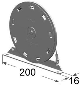 Immagine prodotto Rehau Meccanismo di controbilanciamento C8 per il funzionamento verticale (1 pz.)