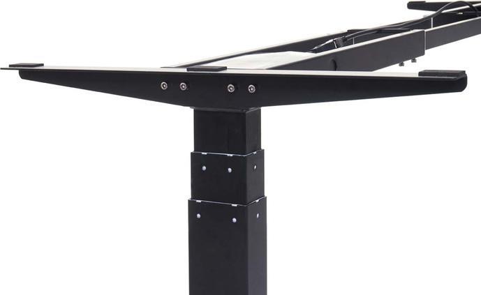 Produktbild Swisshandel24 Gestell, variables Tischgestell für Eck-Schreibtisch, elektrisch höhenverstellbar Memory 45kg - schw