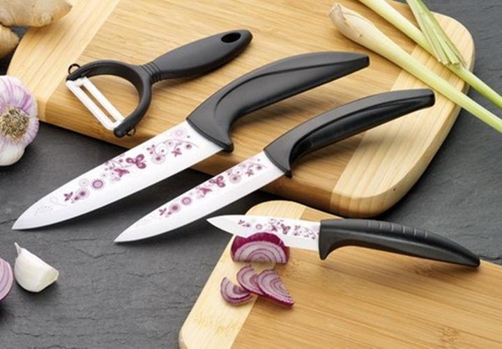 Esmeyer Knife set with wooden box, 4 pcs. (15.20 cm)