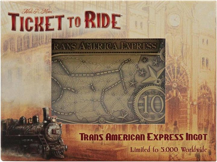Actual product image Fanattik Ticket to Ride Ingot Trans America Express Limited Edition