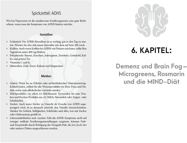 Actual product image Ernährung für die Psyche (German, Uma Naidoo, 2021)