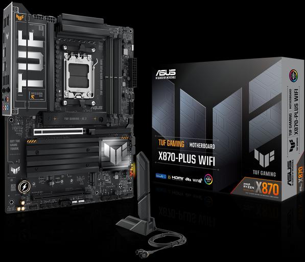 Actual product image ASUS TUF GAMING X870-PLUS WIFI (AM5, AMD X870, ATX)