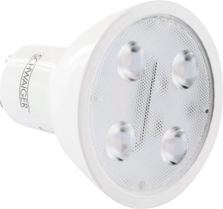 Produktbild Schwaiger A+, RGBW, 350 lm, 6 kWh, 1800 - 6500 K, ZigBee v3.0, GU10 (GU10, 6 W, 350 lm, 1 x, G)