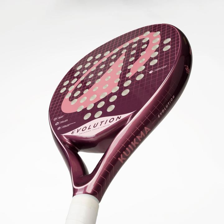 Produktbild Kuikma Padelschläger Kinder 9 bis 12 Jahre - PR Evolution Violett/Rosa