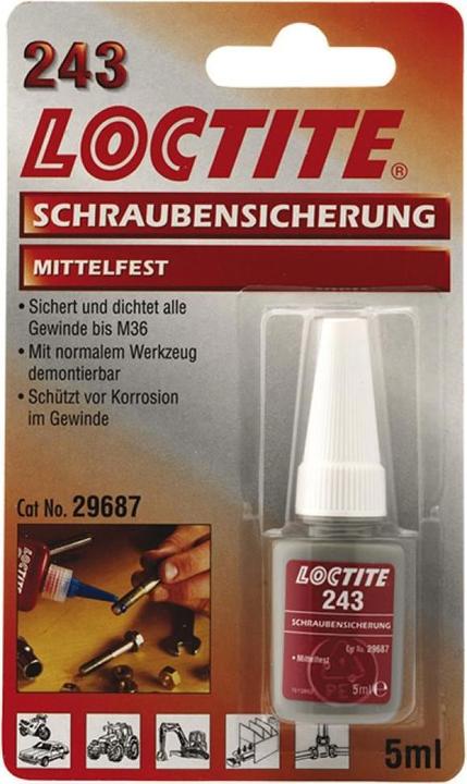 Produktbild Loctite Schraubensicherung 243 (20 g, 5 ml)