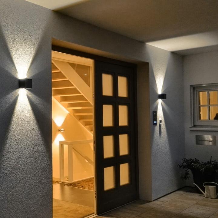 Actual product image s.luce Ixa LED wall lamp adjustable angle indoor & outdoor IP44 (460 lm)