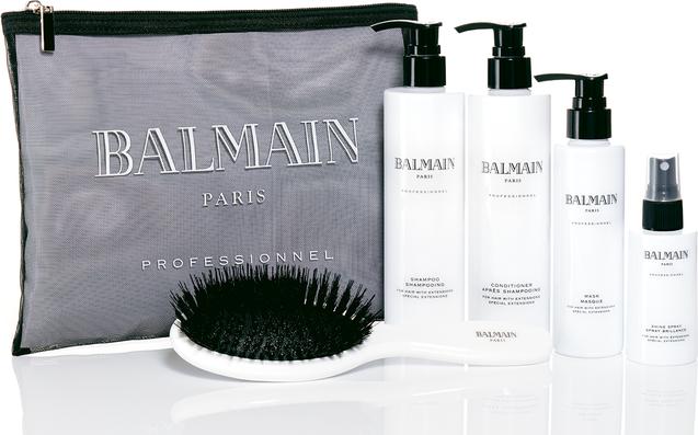 Image du produit Balmain Beauty Bag incl. shampooing Cond. Masque Shine Spray (Set soin capillaire)