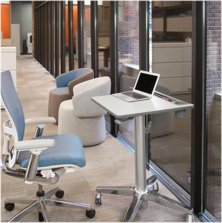 Actual product image Ergotron roll stand, LearnFit Desk, adjustable
