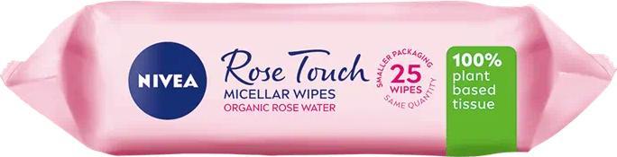 Image du produit NIVEA Lingettes nettoyantes à l'eau de rose (Chiffons de nettoyage)