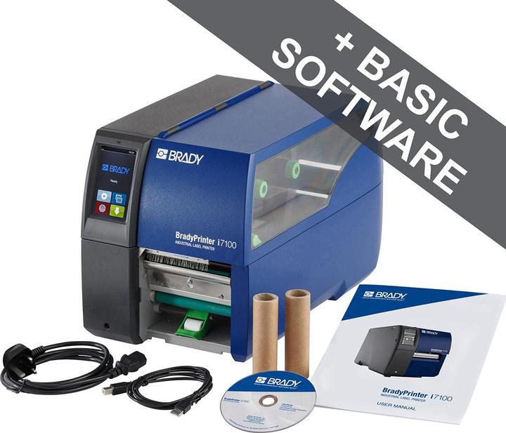 Actual product image Brady Printer i7100-300-P-UK Thermal transfer printer max. width 110 mm 300 dpi USB - Dr