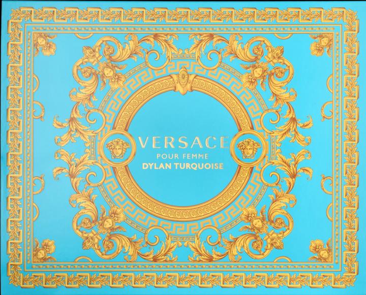 Actual product image Versace Dylan Turquoise pour Femme Christmas 2023 Eau de Toilette 50 / Body Smoother / BG (Eau de toilette, 50 ml)