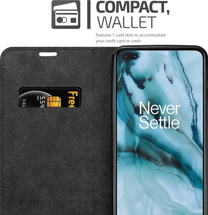 Actual product image Cadorabo Book Invisible Magnet Cover (OnePlus North)