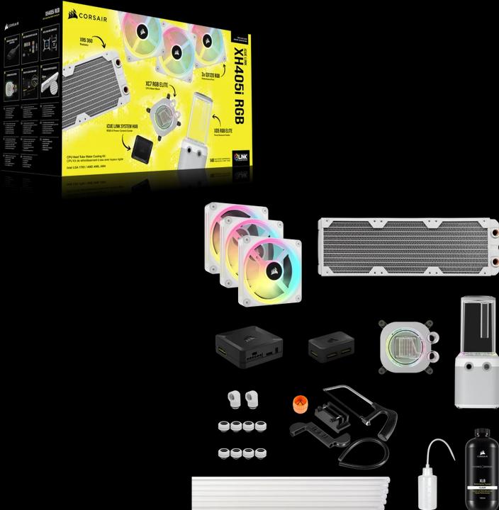 Immagine prodotto Corsair Hydro X iCUE XH405i Kit RGB bianco