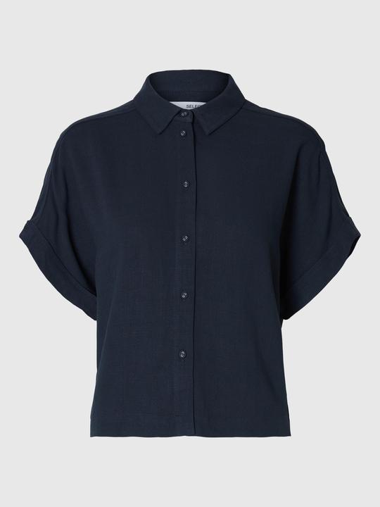 Actual product image Selected Femme Cropped short sleeve shirt (38)