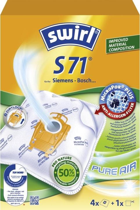 Actual product image JTI Staubsaugerbeutel S71 NOTE 3X4STK 3STK DFP (1 x)