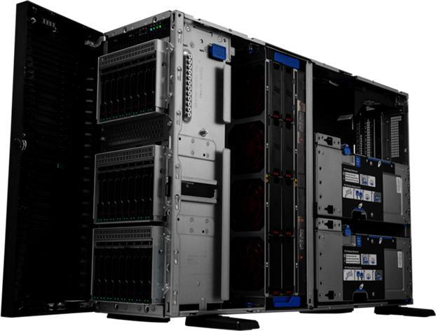 Actual product image HPE ProLiant ML350 Gen11 4410Y 12-core 1P -R VROC 4LFF RPS Server (Intel Xeon Silver 4410Y, 32 GB, Tower Server)