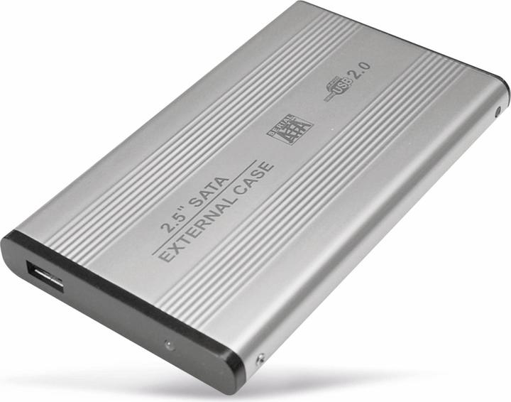 LogiLink UA0106A - Custodia per HDD 2.5 SATA USB 3.0 Argento (2.5")