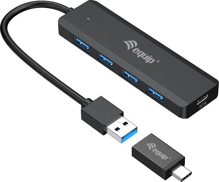 Productafbeelding equip USB 3.2 Gen 1 Hub (USB-A, USB-C, 5 Havens)