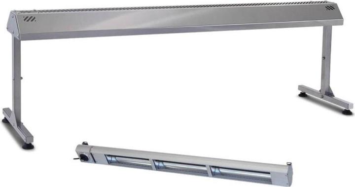 Image du produit Linum Support en acier inoxydable avec lampe chauffante infrarouge 120cm