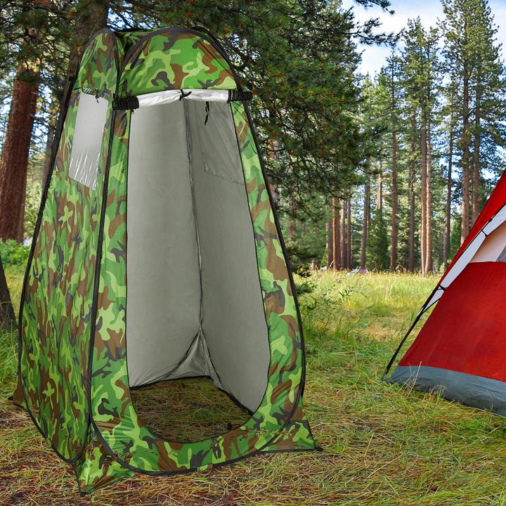 Image du produit Relaxdays Tente de douche camping, Pop Up (1.98 kg)