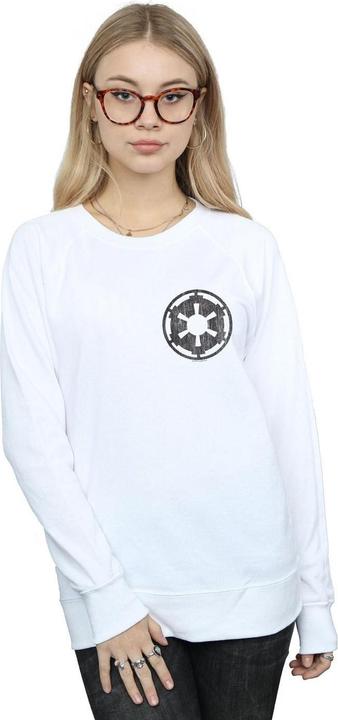 Produktbild Star Wars The Mandalorian Galactic Empire Insignia Breast Print Sweatshirt (M)