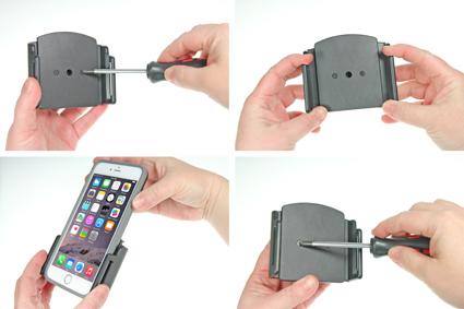 Actual product image Brodit Passive holder with tilt swivel - Holder for car for cell phone