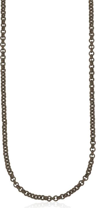 Produktbild Xen Erbskette 80 cm lang aus 925 Silber black Rhodium (925 Sterling Silber, 80 cm)