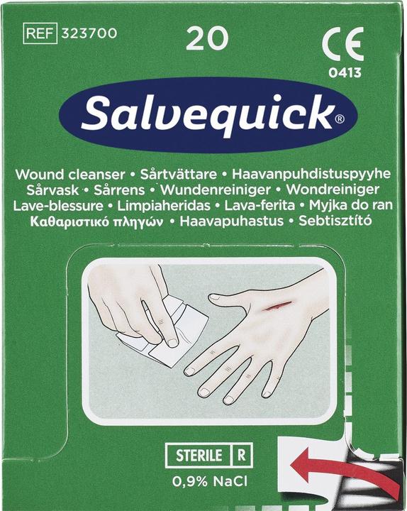 Immagine prodotto BRW Salviette per la pulizia delle ferite (Accessori per kit di primo soccorso)