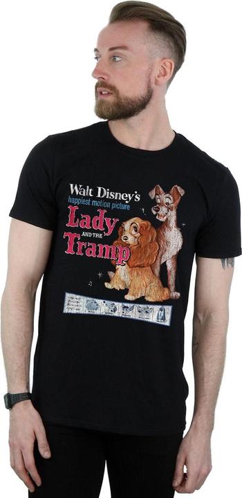 Produktbild Disney Lady And The Tramp Distressed Classic Poster TShirt (3XL)