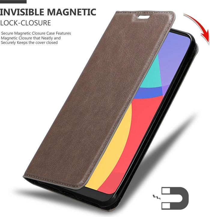 Produktbild Cadorabo Book Invis. Magnet Hülle (Alcatel 1S (2021))