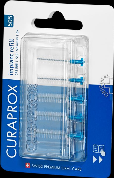 Image du produit Curaprox CPS 508 Implant Interdentalbürsten refill black (4 x, 8.50 mm)