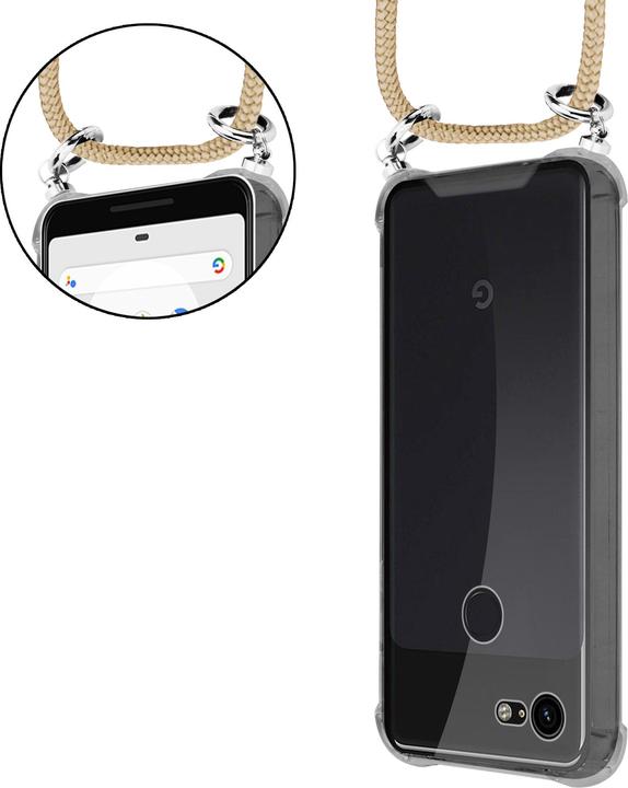Produktbild Cadorabo TPU Handy Kette SILBER Cover