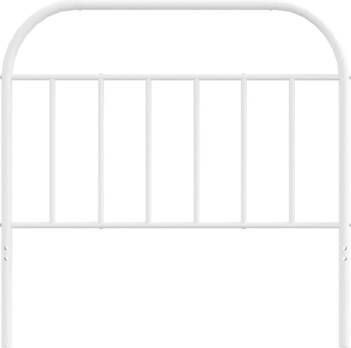 Produktbild VidaXL Kopfteil Metall Weiss 100 cm, Farbe: Weiss (105 x 3 x 100 cm)