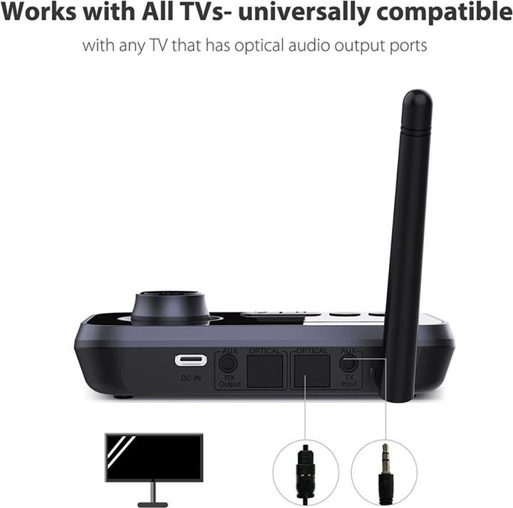 Immagine prodotto Omnitronic Ricetrasmettitore Bluetooth 5.0 BDT-5.0