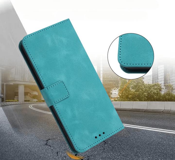 Immagine prodotto Cover-Discount Galaxy S25 / S24 – Wildleder Look Etui im Vintage Design (Samsung Galaxy S25, Samsung Galaxy S24)