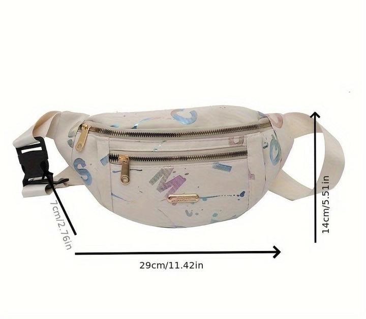 Only-Bags.Store Sport Gürteltasche, Oxford Stoff Gürteltasche, nicht wasserdicht Gürteltasche mit Reissverschluss