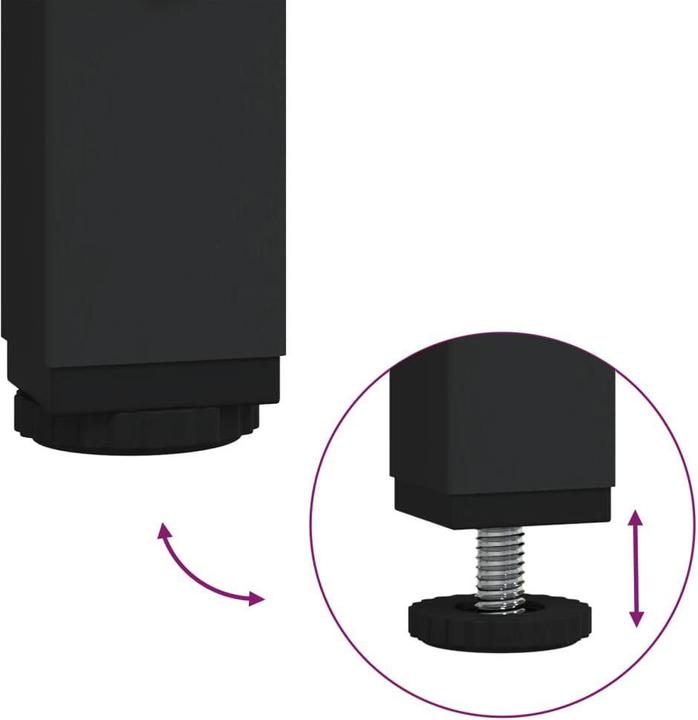 Immagine prodotto VidaXL Tavolo consolle con piano in vetro